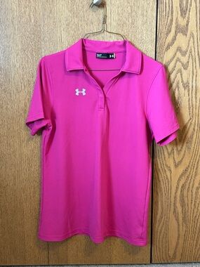 Under Armour Bright Pink Women's Polo Shirt